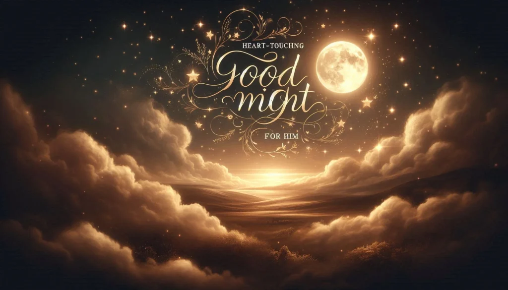 Heartfelt Good Night Wishes for Him