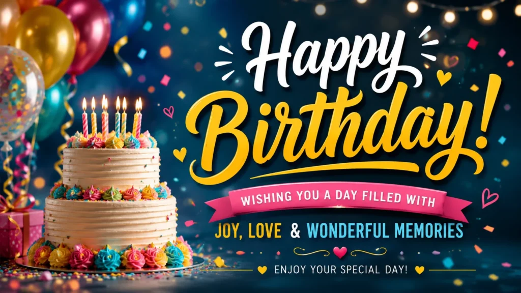 Happy Birthday Wishes for WhatsApp