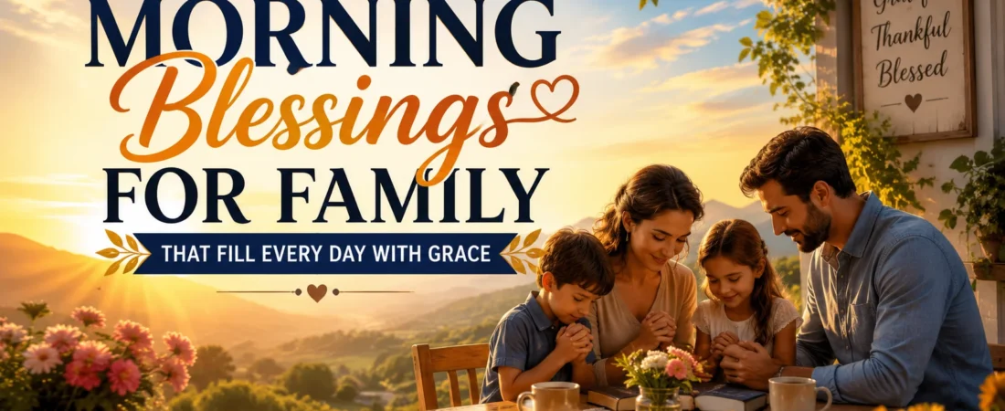 Morning Blessings for Family That Fill Every Day With Grace