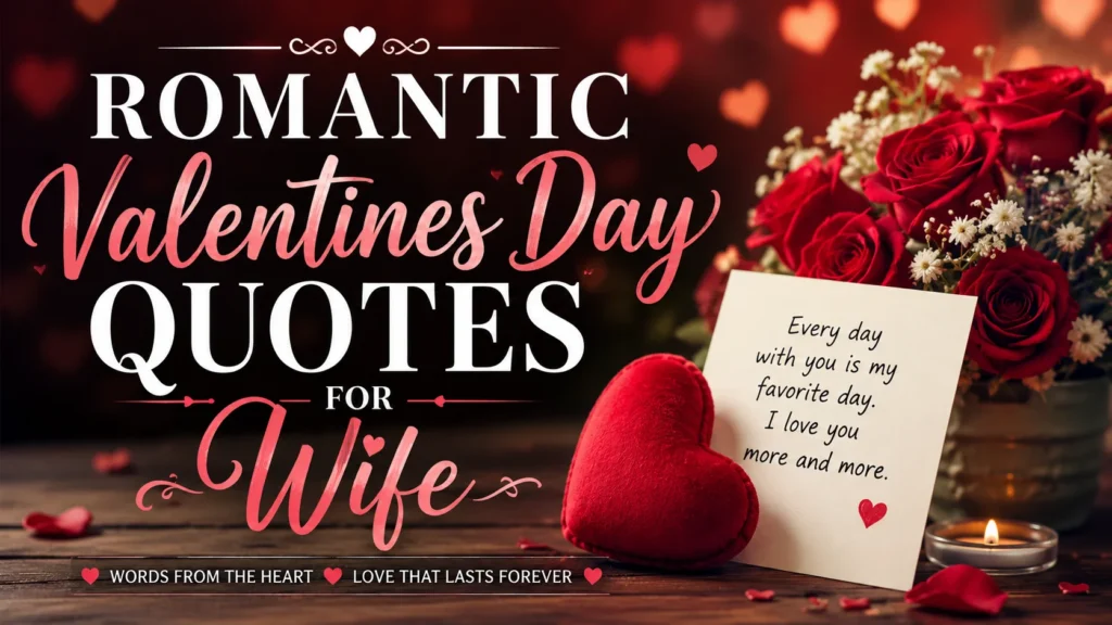 750+ Romantic Valentines Day Quotes for Wife to Melt Her Heart