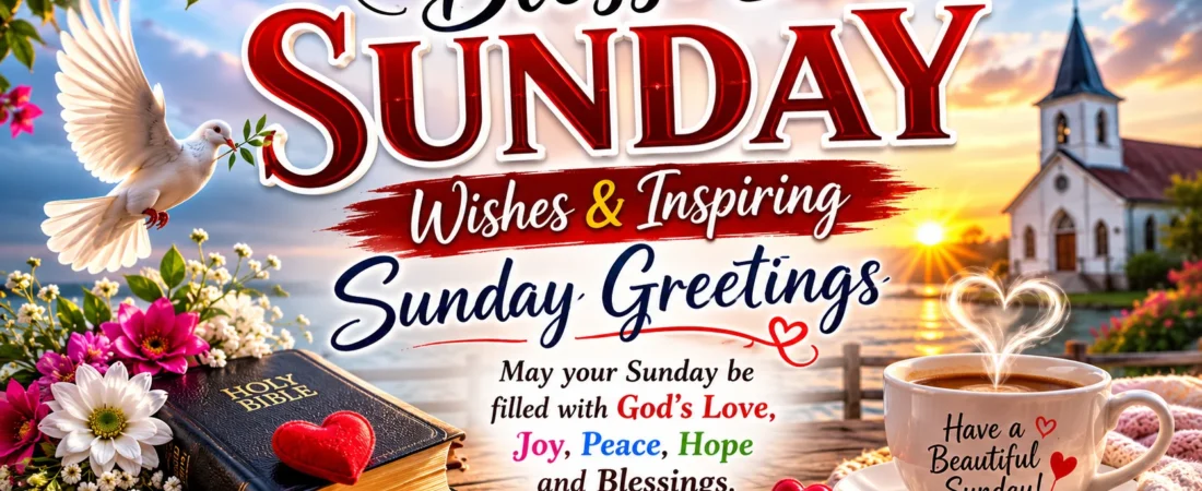 Blessed Sunday Wishes & Inspiring Sunday Greetings