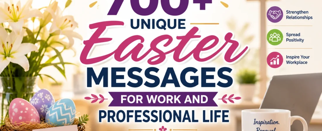 700+ Unique Easter Messages for Work and Professional Life