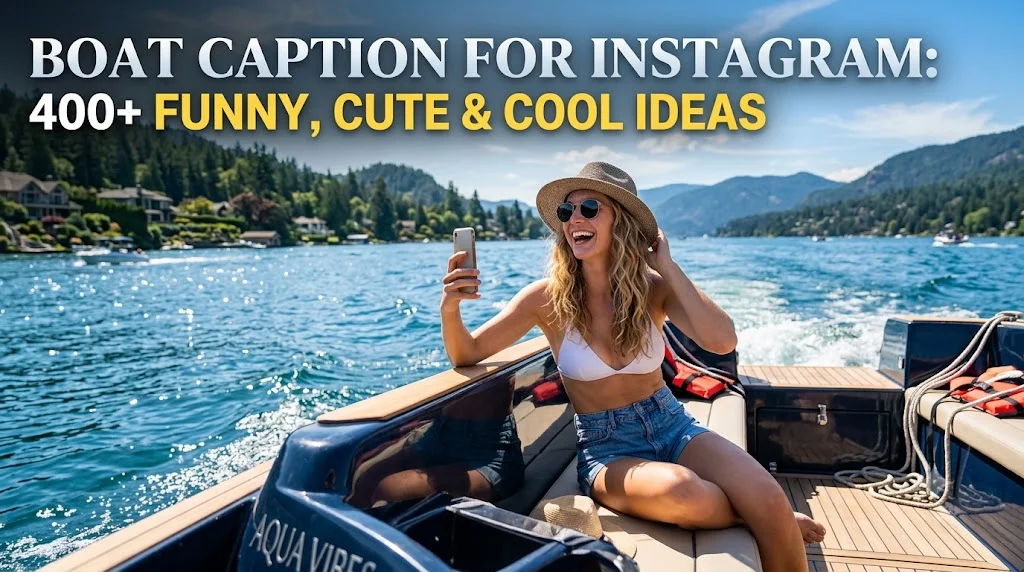 Cool Boat Caption For Instagram