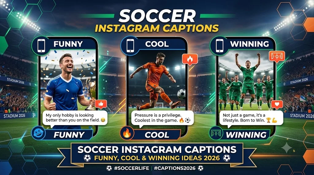 Short Soccer Instagram Captions